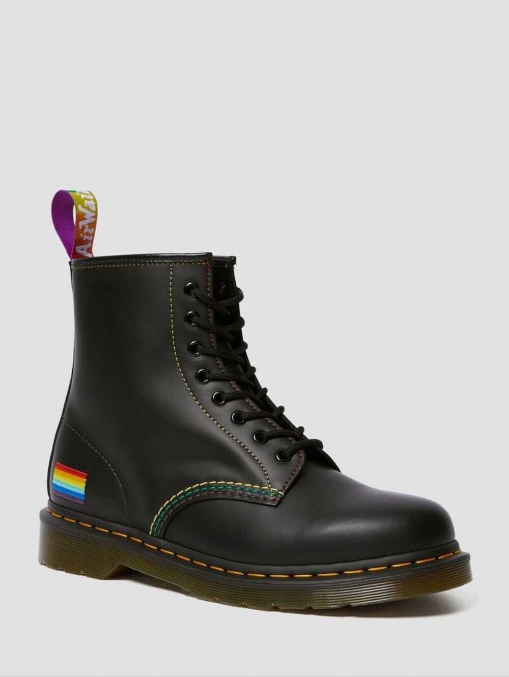 Dr. Martens 1460 Pride Rainbow Stitch Lace Combat Boots Men’s 10 Women’s 11 - Picture 11 of 11
